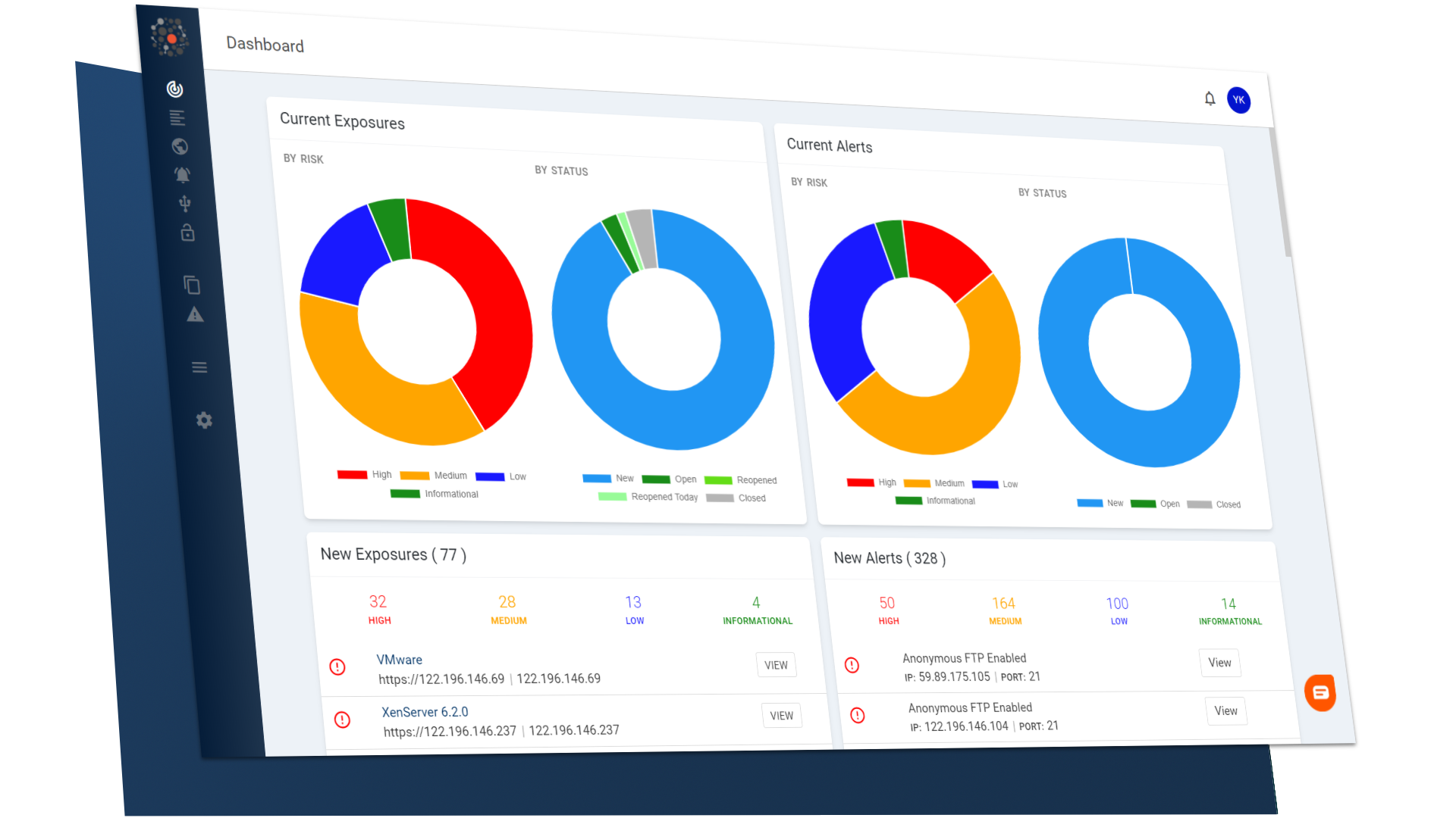 ShadowMap - Digital Risk Management Dashboard