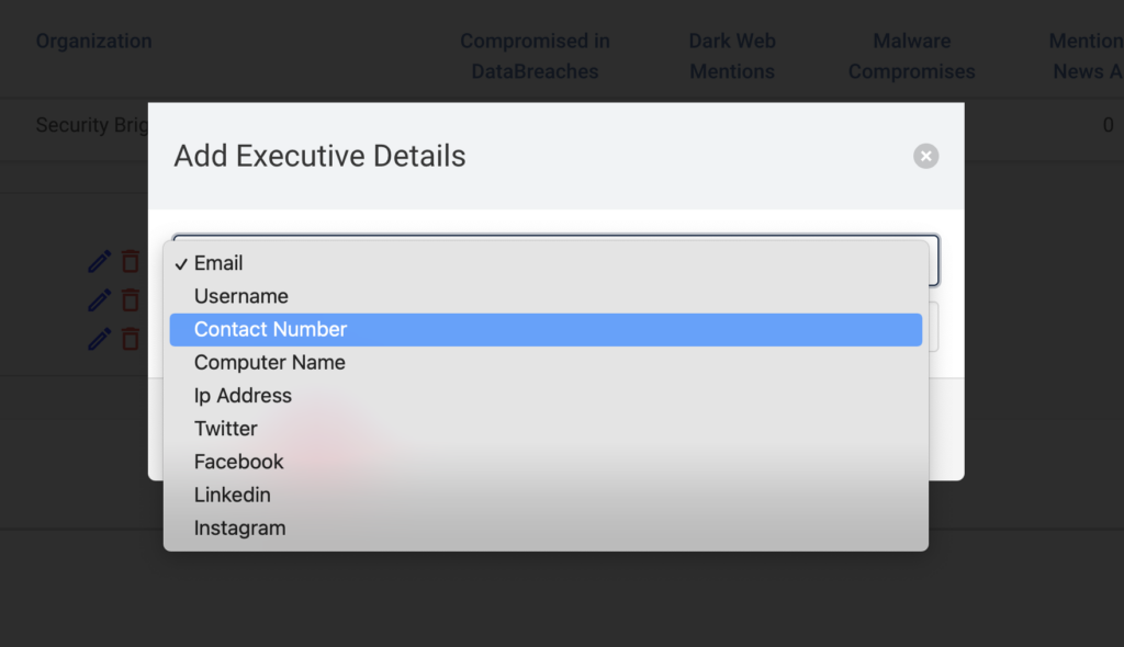 Add Monitoring Fields For Executives